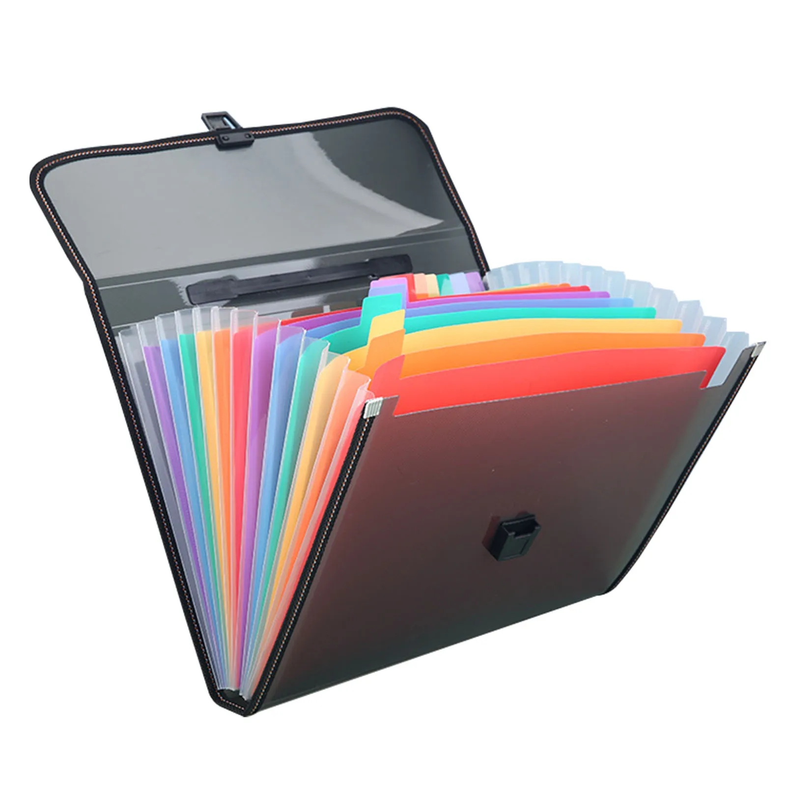 

Document File Folder PP Expanding Accordion Organizer Portable Multi Pocket Large Capacity File Storage Folder for Bills