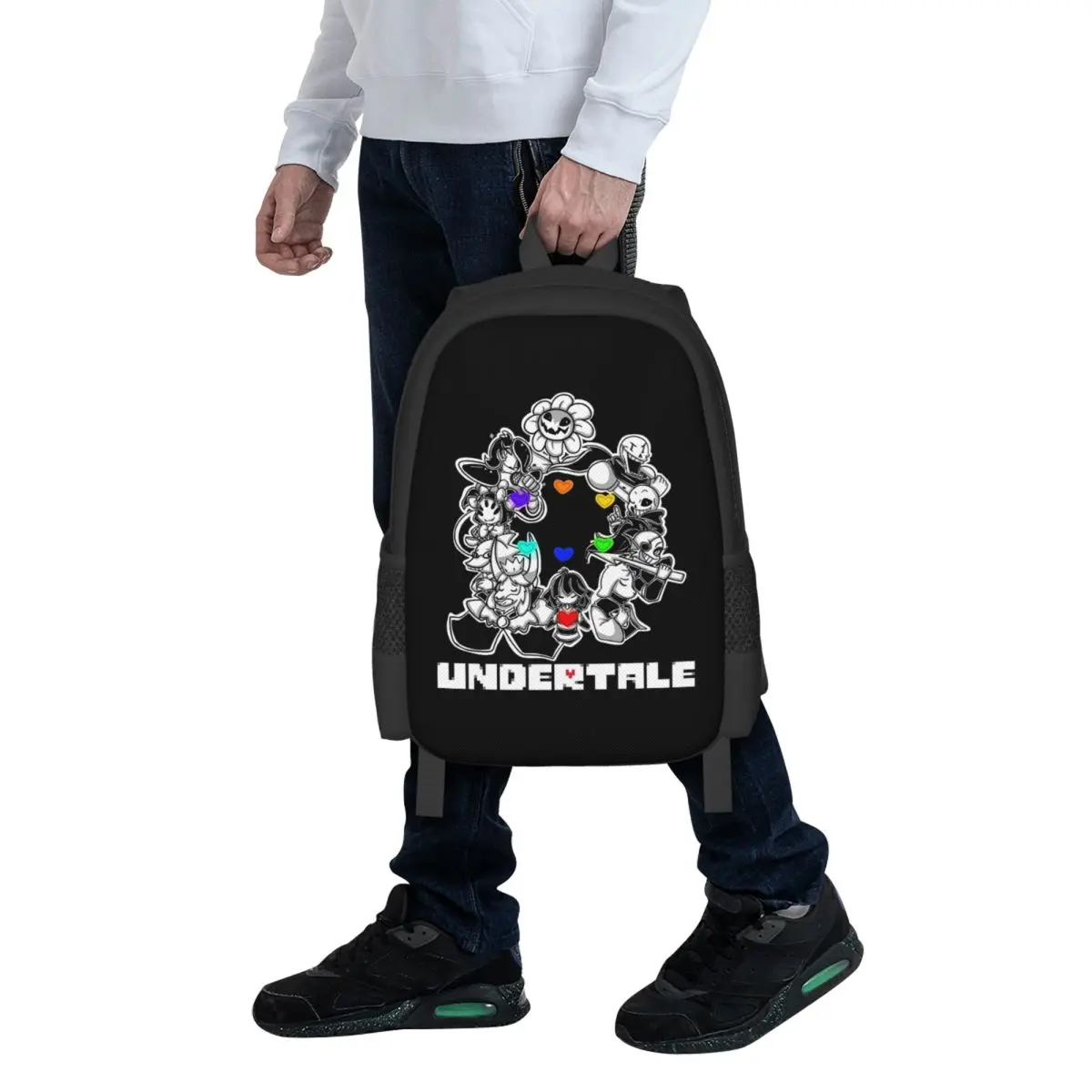 

Рюкзак Game Undertale Determination для студентов, школьный рюкзак, походный рюкзак для путешествий, модная сумка для книг, сумка через плечо для мужчин и женщин