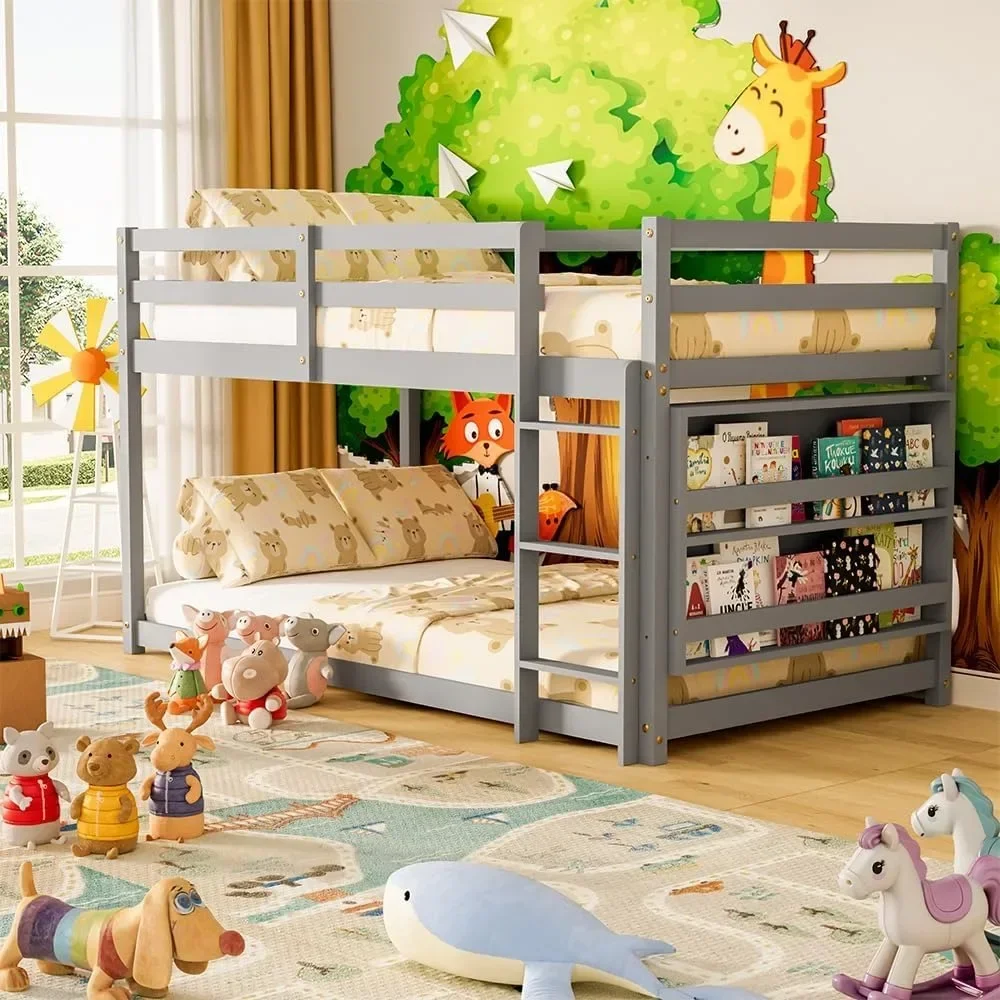 Low Bunk Bed Twin O…