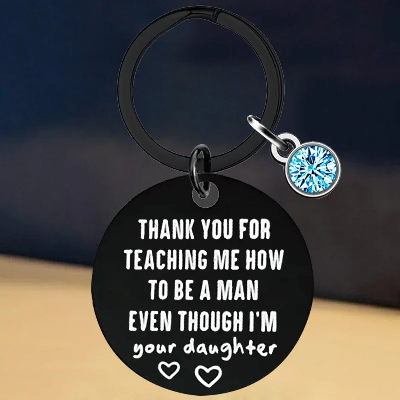Новинка, кольца для ключей на День отца, Рождественский подарок от дочери PAPA DADAY