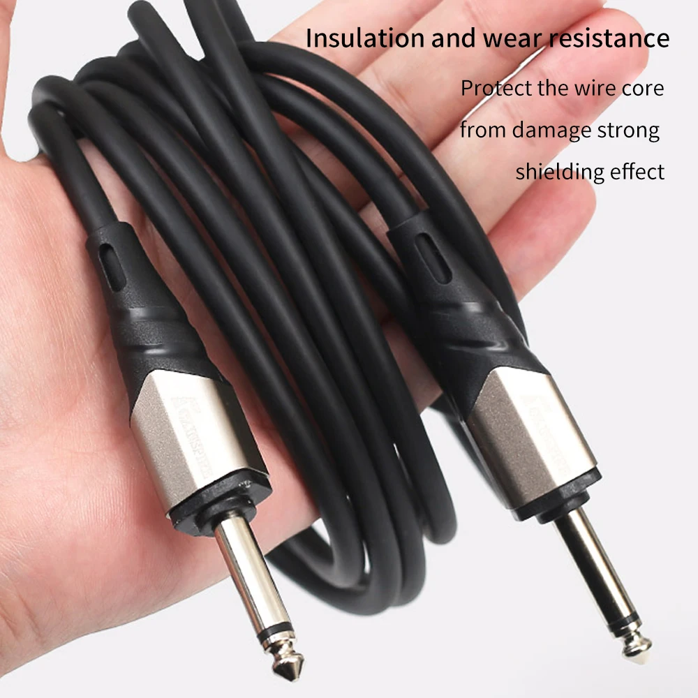 INSPIREC5 Electric Guitar Cable Folk Acoustic Guitar Bass Instrument Universal Strong Noise Cancelling Cable/Audio Cable 3/6/10M