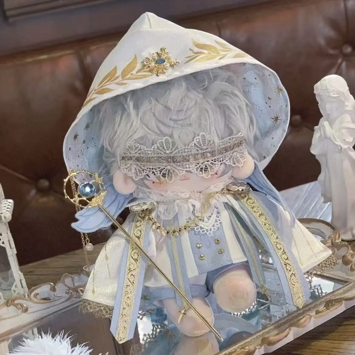 20cm Cotton Doll Clothes Western Fantasy Prophet Oracle Costume Non‑Attribute Cute Plush Doll Dress‑up Outfit