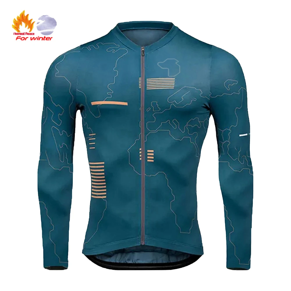 

Winter Cycling Set Road Bicycle Warm Long Sleeve Bicycle Team UV Protection Cycling Suit MTB Bicycle Cold Prevention Cycling Set