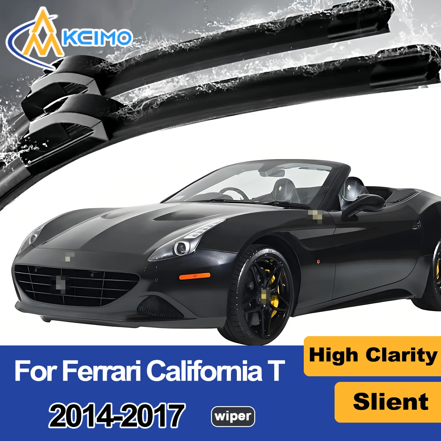 

2PCS New Front Windshield Wiper Blade for Ferrari California T 149M 2014-2017 Front Windshield Auto Wipers Blade Accessories