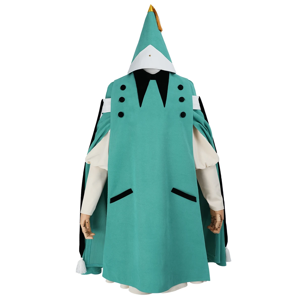 HOLOUN Hexenhut Atelier Anime Coco Cosplay Kostüm für Konventionen, Halloween, Weihnachten, Karneval, Party, Umhang, Kleid, Hut, Gürtel, Outfit