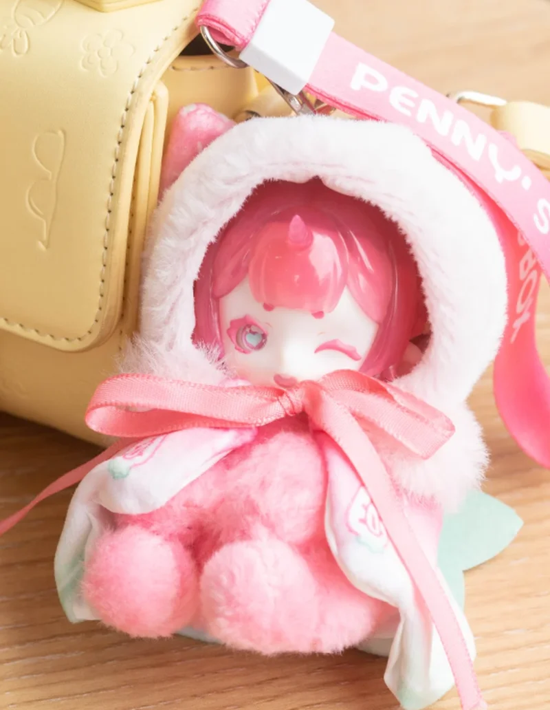 صندوق Pan's الأصلي An Tu Palm Heart Little Bao Series PVC صندوق أعمى دمية عصرية لتزيين الشكل هدية فتاة