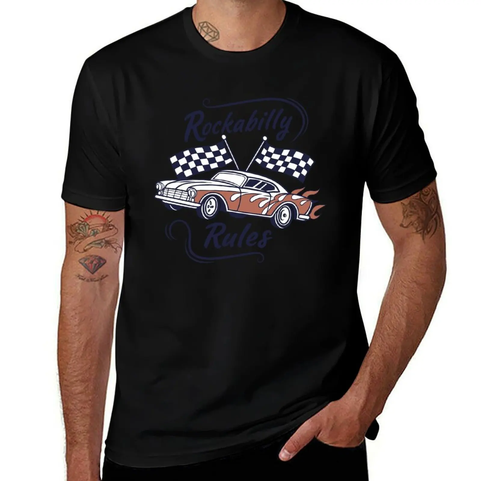 

Rockabilly Rules - #RR0002-4 T-Shirt animal prinfor boys customs oversize t-shirts man T-shirt men