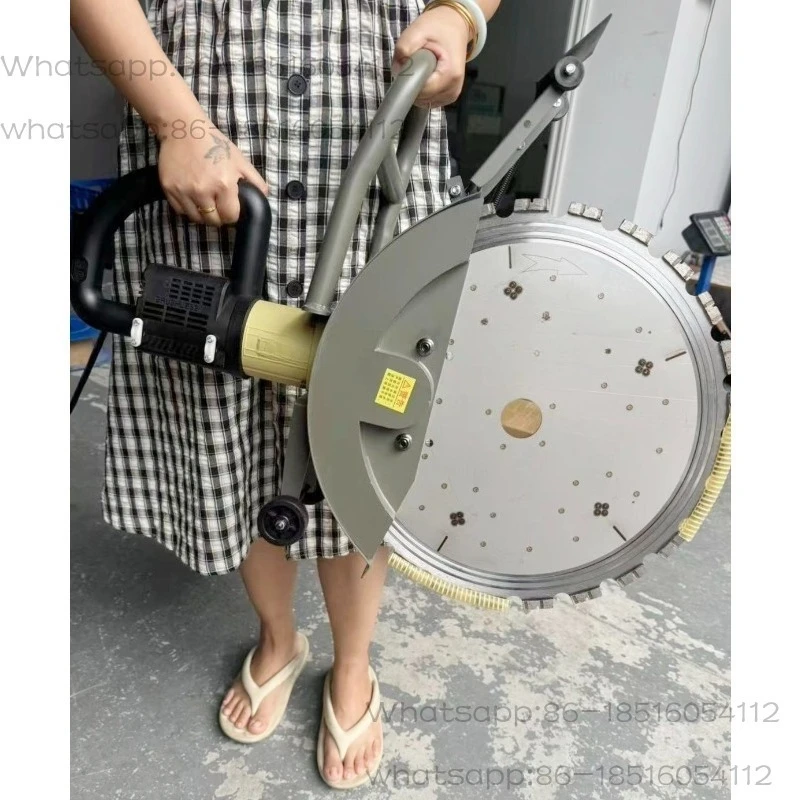 Brushless Ring Saw Wall Cutting Machine Reinforced Concrete Cutting Door Dust-free  Cutting Chain Cement