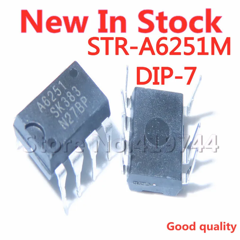 5PCS/LOT A6251 STR-A6251M A6251M DIP-7 LCD power management chip In Stock New Original