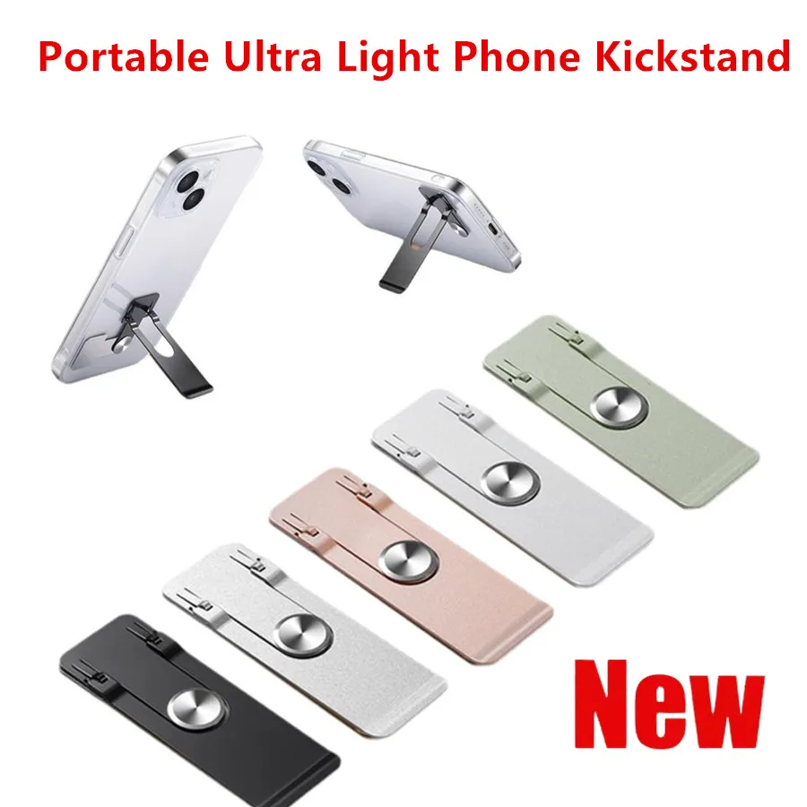 Portátil ultra leve telefone kickstand ajustável universal desktop smartphone suporte dobrável suporte de mesa telefone kickstand