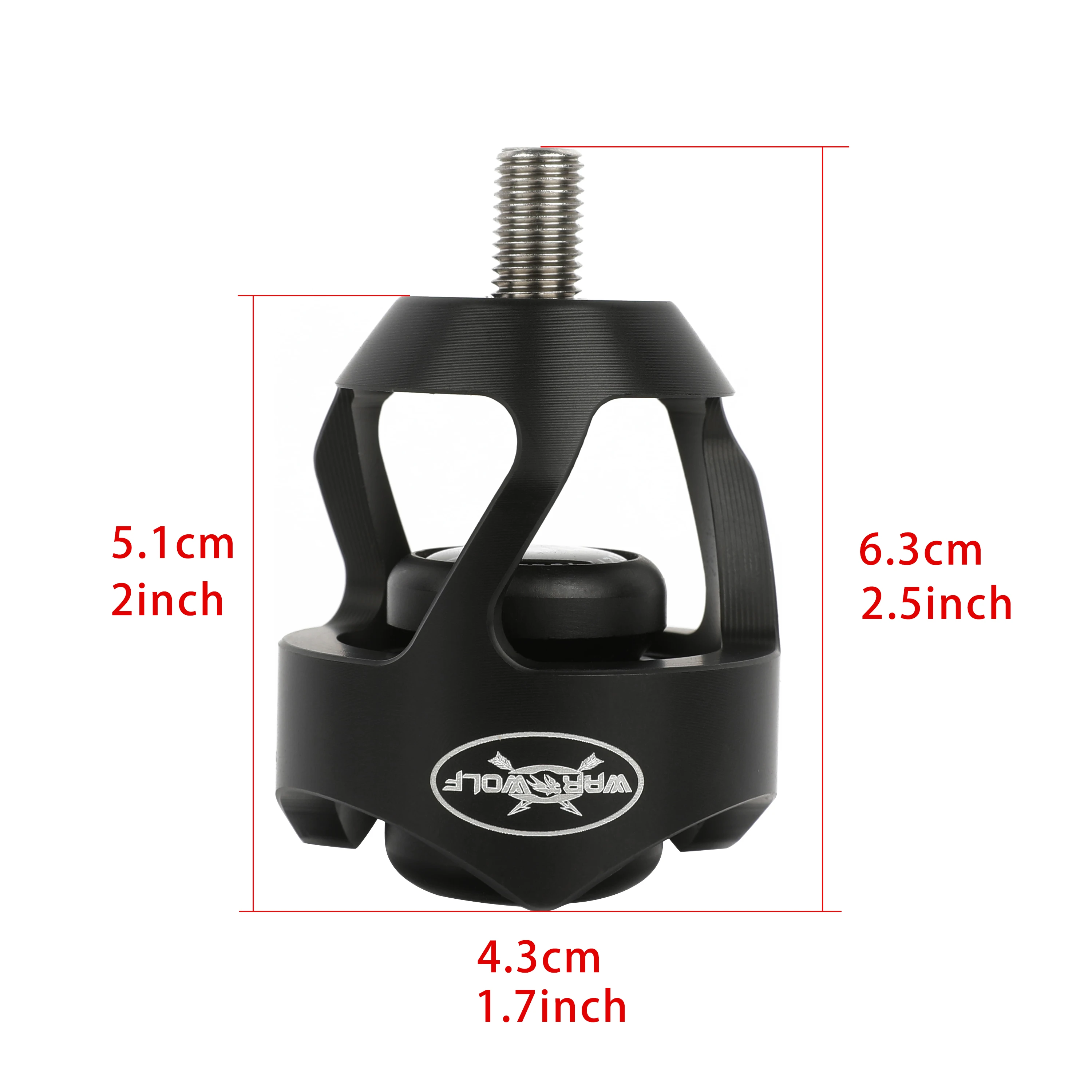 1PC Archery Balance Bar Stabilizer Ball Bow Riser Damper Shock Absorber Vibration Recurve Compound Bow Hunting Shooting Training