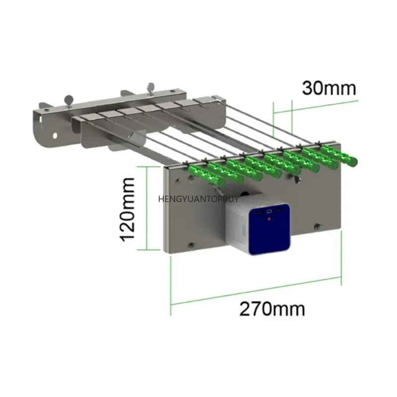 8 automatic flip rotating skewers electric barbecue automatic adjustment camping equipment tools outdoor