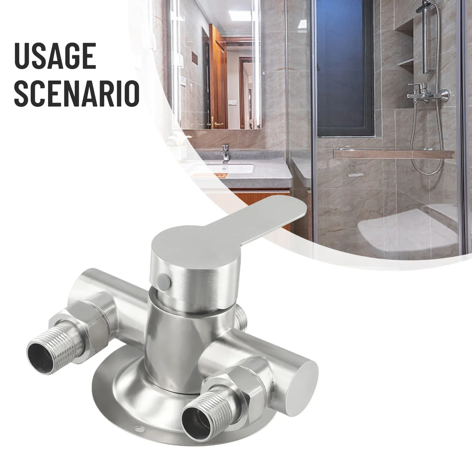 

Hot And Cold Switch Shower Faucet Bathroom Accessries G1/2 Tap G1/2inch Thread Hot & Cold Lift Mixer Metal Handle