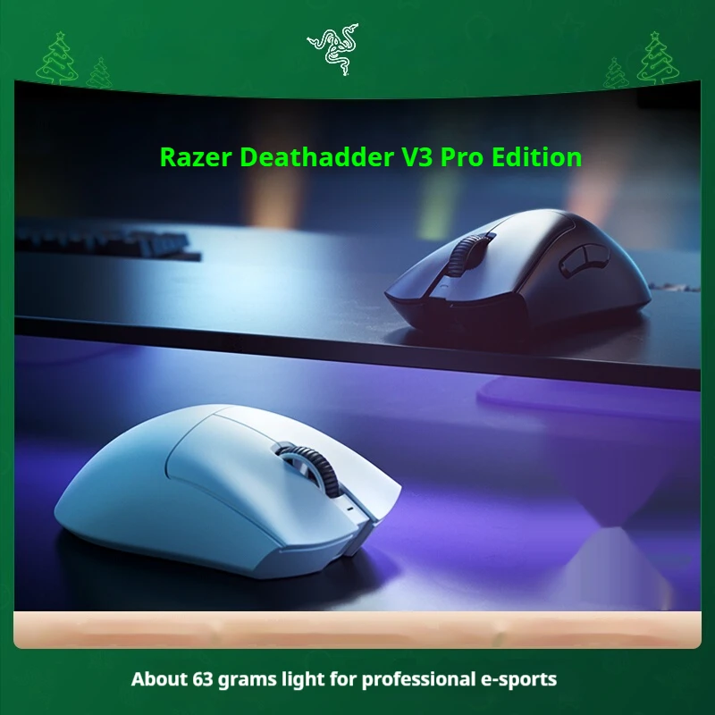 Razer Deathadder V3 Pro Fessional Edition Wireless Gaming Mouse Faker Same Moba Gaming Low Latency Ergonomic Lightweight Mouse