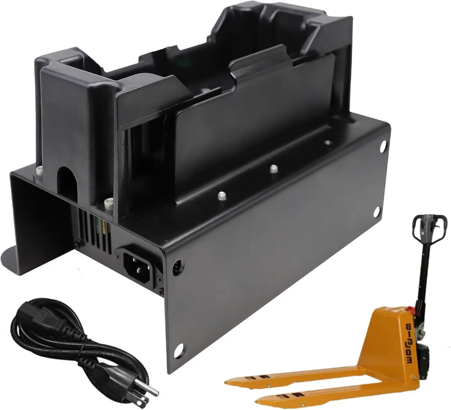

24V 10A LiFePO4 Lithium Battery Charger for Big Joe Pallet Truck E25 LPT26 LPT33 (Replace 1113-51220Z-40, 1113-512000-00)