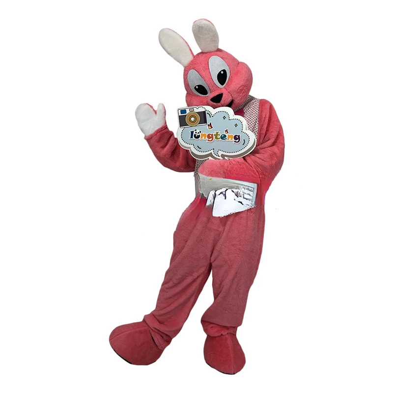 Rabbit Mascot Mascot Fursuit Costumes Easter Walking Puppet Animal Costume