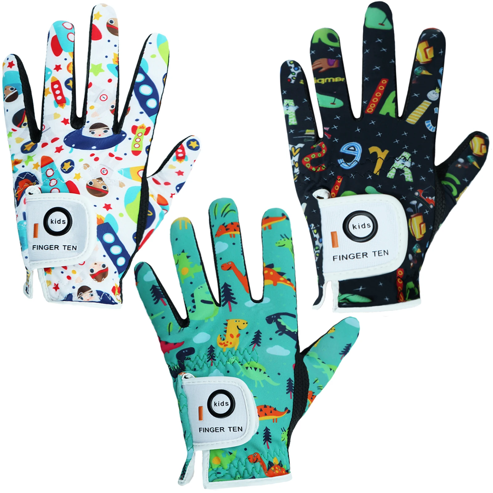 New Micro Soft Golf Gloves Kids Breathable Left Right Hand Glove Lh Rh Rain Grip Hot Wet Age 2-10 Junior Boy Girl Drop Shipping