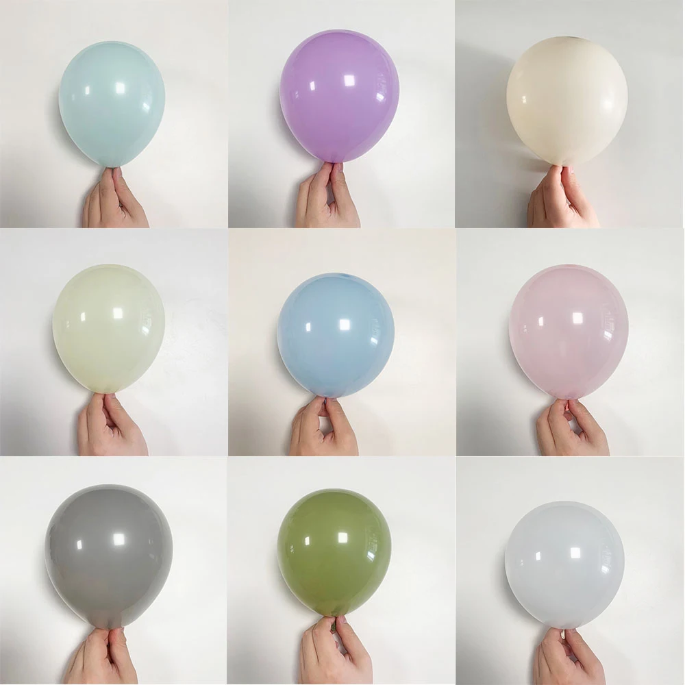 5/10/12inch 30pcs Macaron Balloon Light Pink Blue Purple Latex Balloon Birthday Party Baby Shower Decoration Wedding Decoration