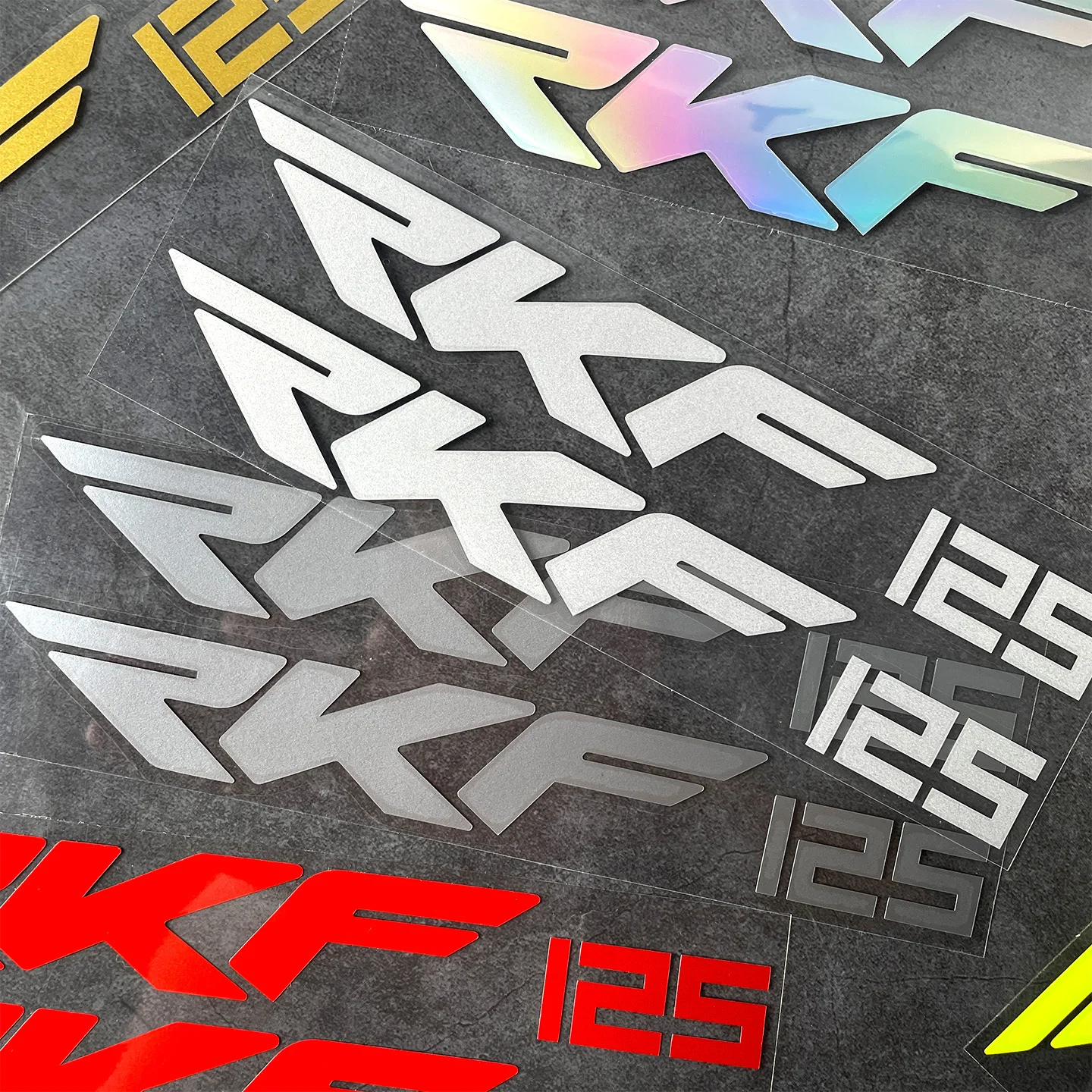 2Pcs/1set Waterproof Motorcycle Decals for Keeway RKF125 - Fork Shock Absorber & Body Stickers, Vinyl Accessories view 4