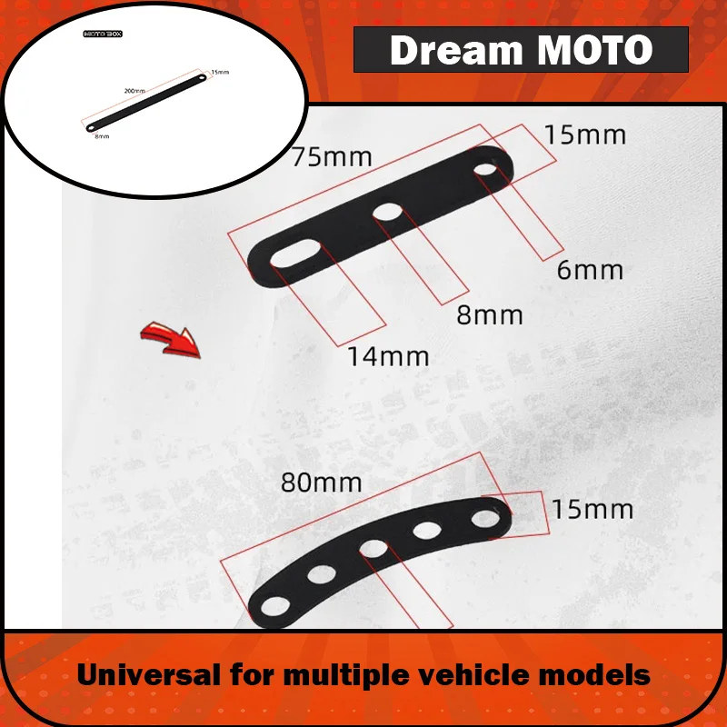 【Premium】For Motorcycle modification spotlight, instrument panel, windshield mounting bracket, electric vehicle stainless steel