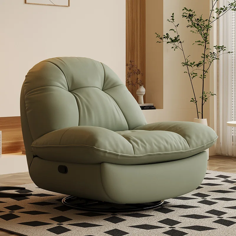 Single rotating sofa chair Modern light luxury first class leisure chair Living room lazy recliner Balcony sofa chair