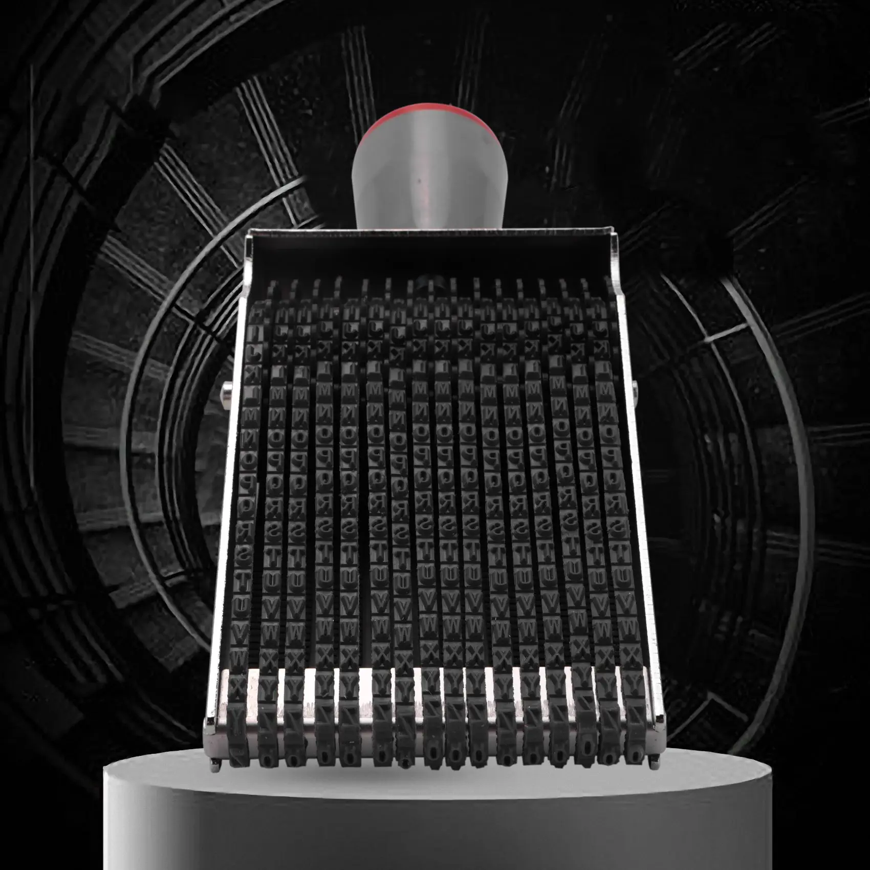 Rolling Stamp16 Digits Roller Stamp Personalized English Alphabet Number Symbol Rolling Wheel Stamp Multi-Function DIY