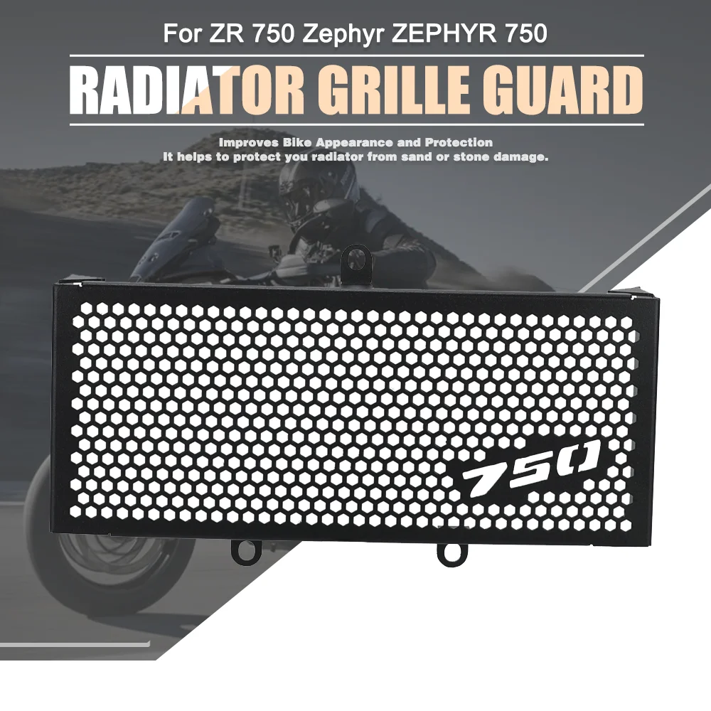 

For Kawasaki ZR 750 ZR750 Zephyr ZEPHYR 750 Radiator Grille Guard Oil Cooler Cooling Cover Protection Motorcycle Accessories
