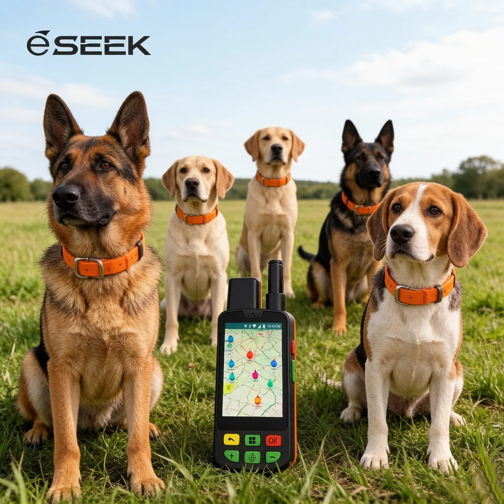 ESEEK AI-Powered Canine Health Tracker: 9-Axis Posture AI + Bark Emotion Recognition & Vet Report Export