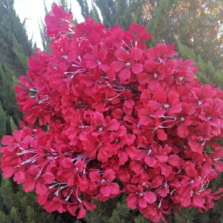 Großpackung Weiße Künstliche Gypsophila-Kirschblütenzweige 50-500 Stück Künstliche Schleierkraut-Blumenstiele für Hochzeitsbogen Brautparty – Detail 8
