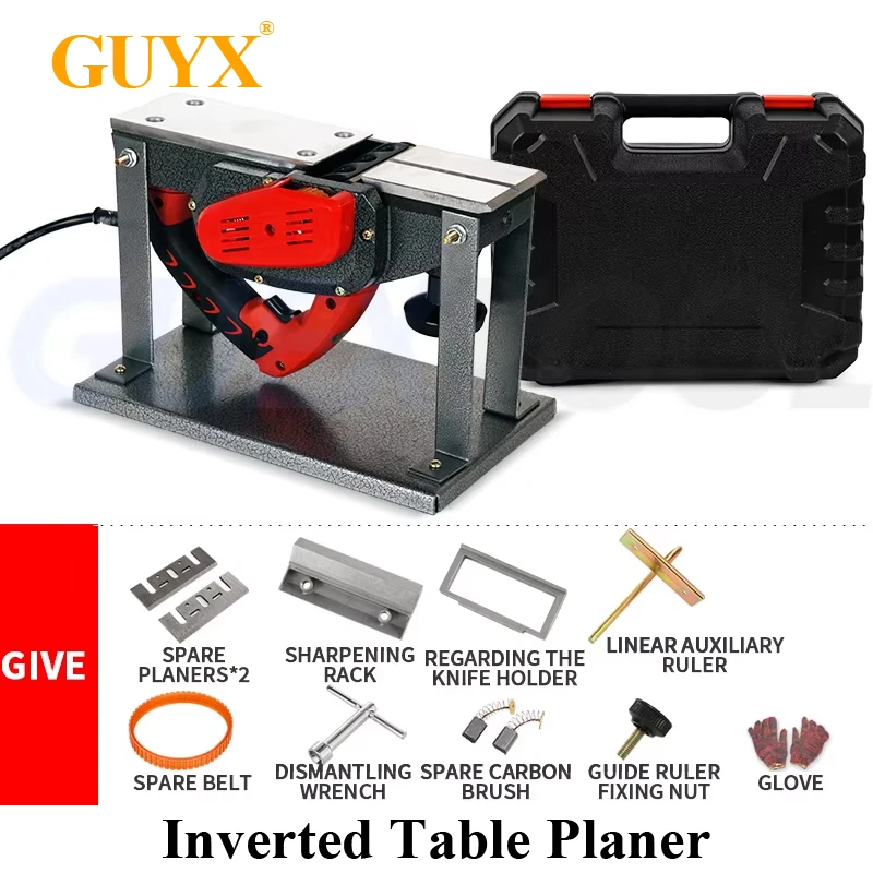 

Малый ручный инвертированный планер Дома DIY деревообработка Электрический планер Регулируемая глубина Электрический маршрутизатор Триммер деревянная фрезерная гравировка Слетинг деревообработка плоское планирование Эл