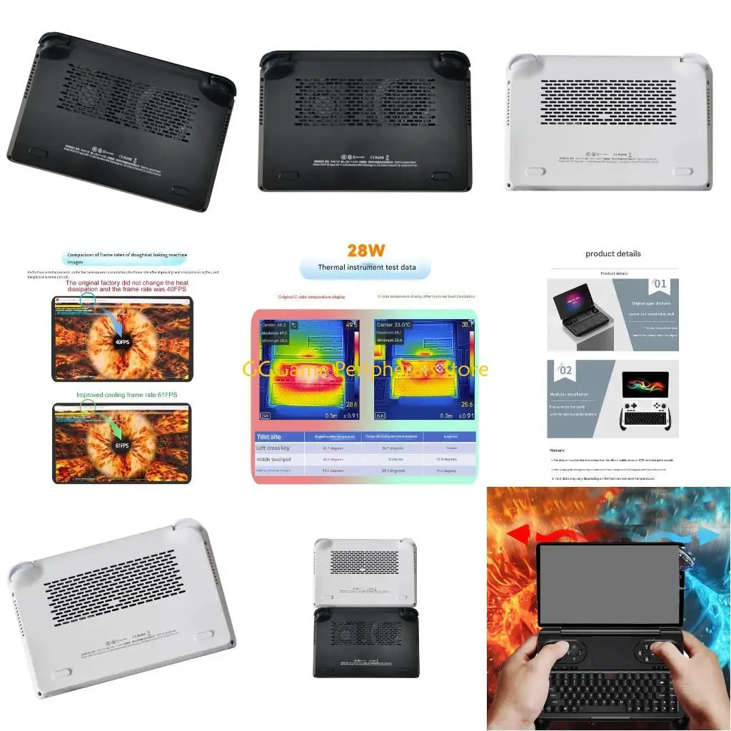 

U55B Advanced Double Fan Cooling For Win Mini Computer Optimized Airflows