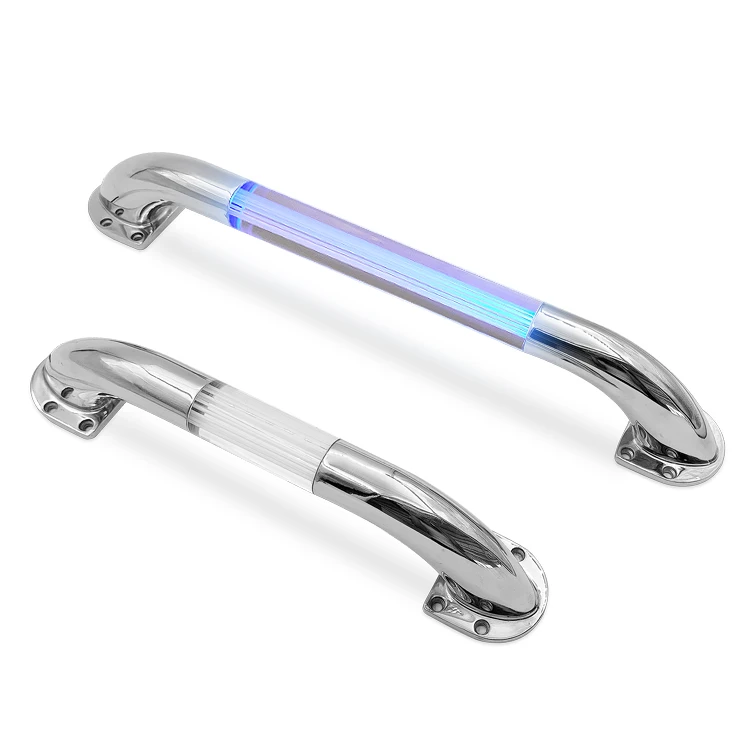 RV Refitting Accessories Daquan Motorhome Car Stainless Steel Door Handrail  Luminous