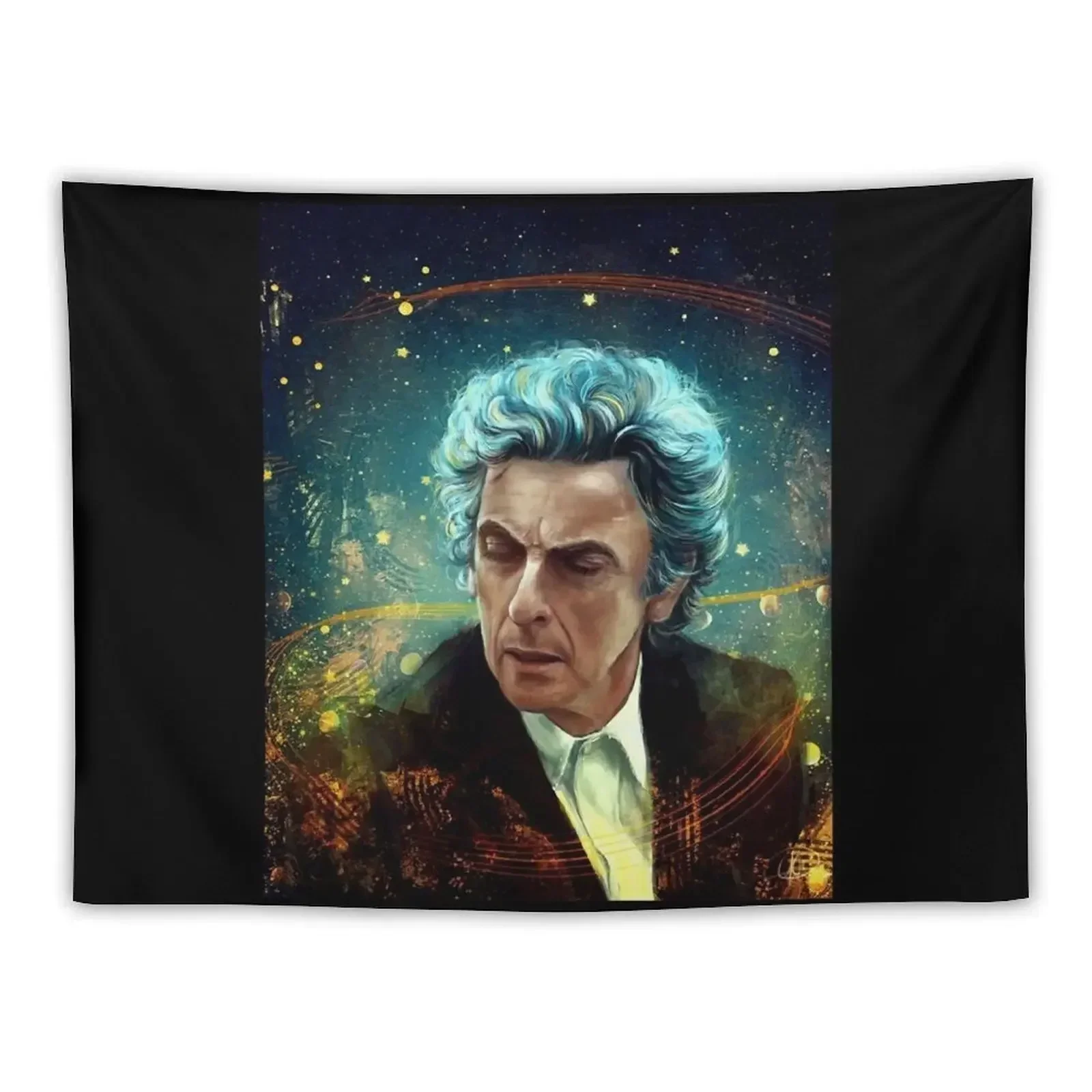 

Gift For Men Peter Capaldi Retro Vintage Tapestry Room Design Cute Decor Tapestry