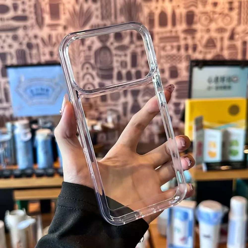 Luxuriöse, transparente Silikon-Handyhülle für iPhone 18 Pro, 17 Air, 17 Pro, 16 Pro Max, 15, 14, 13, 12, 11 Pro Max Plus – stoßfeste Schutzhülle. – Detail 1