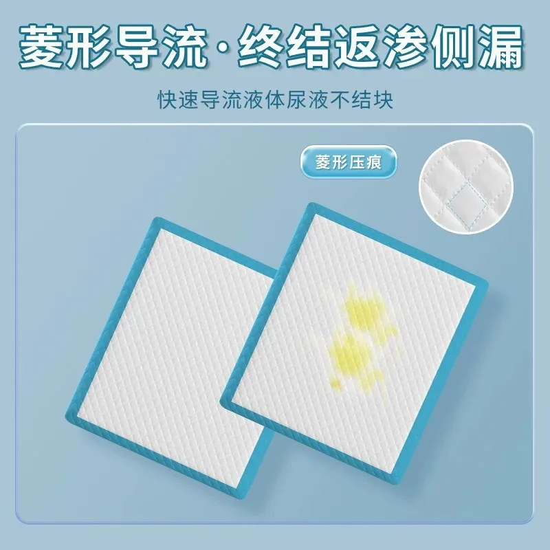 Disposable Pet Pee Pads, Thickened Bamboo Charcoal Back Adhesive, Absorbent Dog Diapers, Wholesale