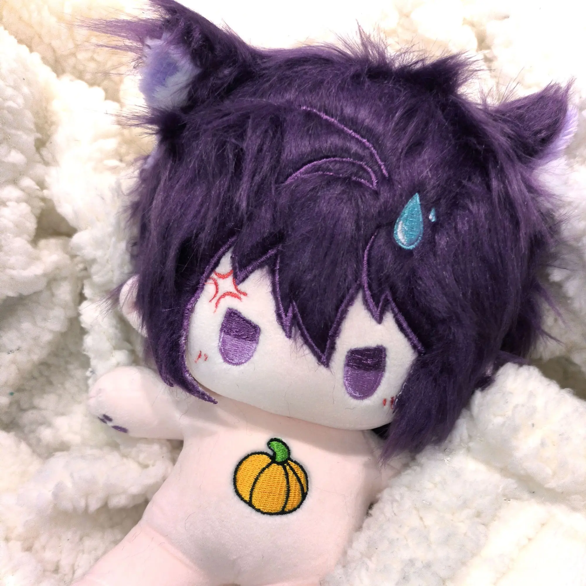 20cm Game Stardew Valley Sebastian Anime Figures Cosplay Dress Up Cotton Doll Kawaii Plush Toys Gift for Children view 2