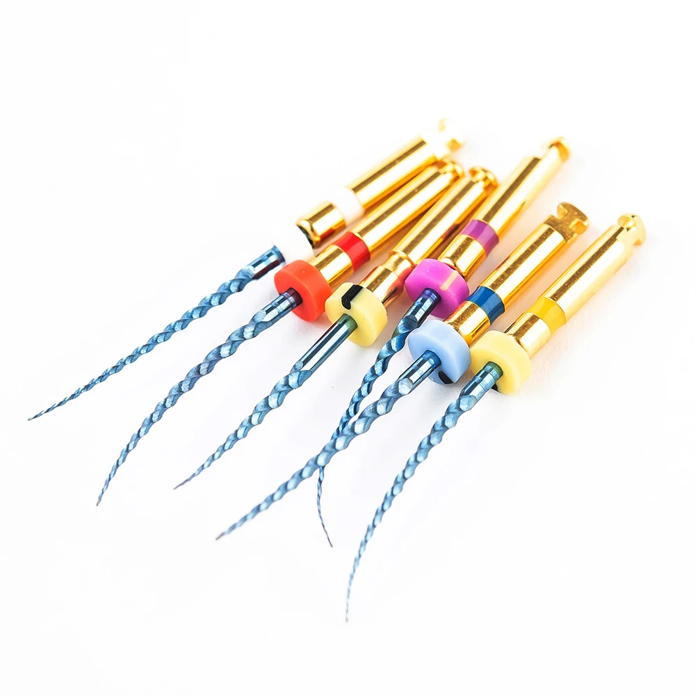 Easyinsmile Dental Endo Rotary Files X3-TAPER BLUE MAX Taper Endodoncia Files ENITI Files Tips 25MM 6pcs Engine Use Dentistry