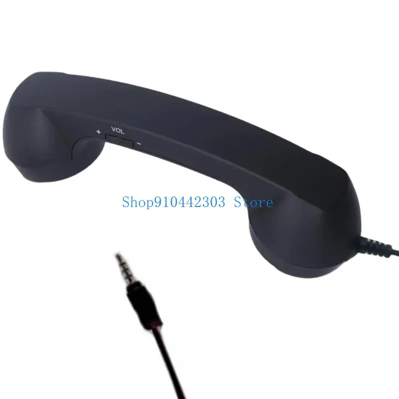 L4MD 3.5mm Directs Plugs Phone Headsets ABS Clear Sound Portable For Office Travel Use