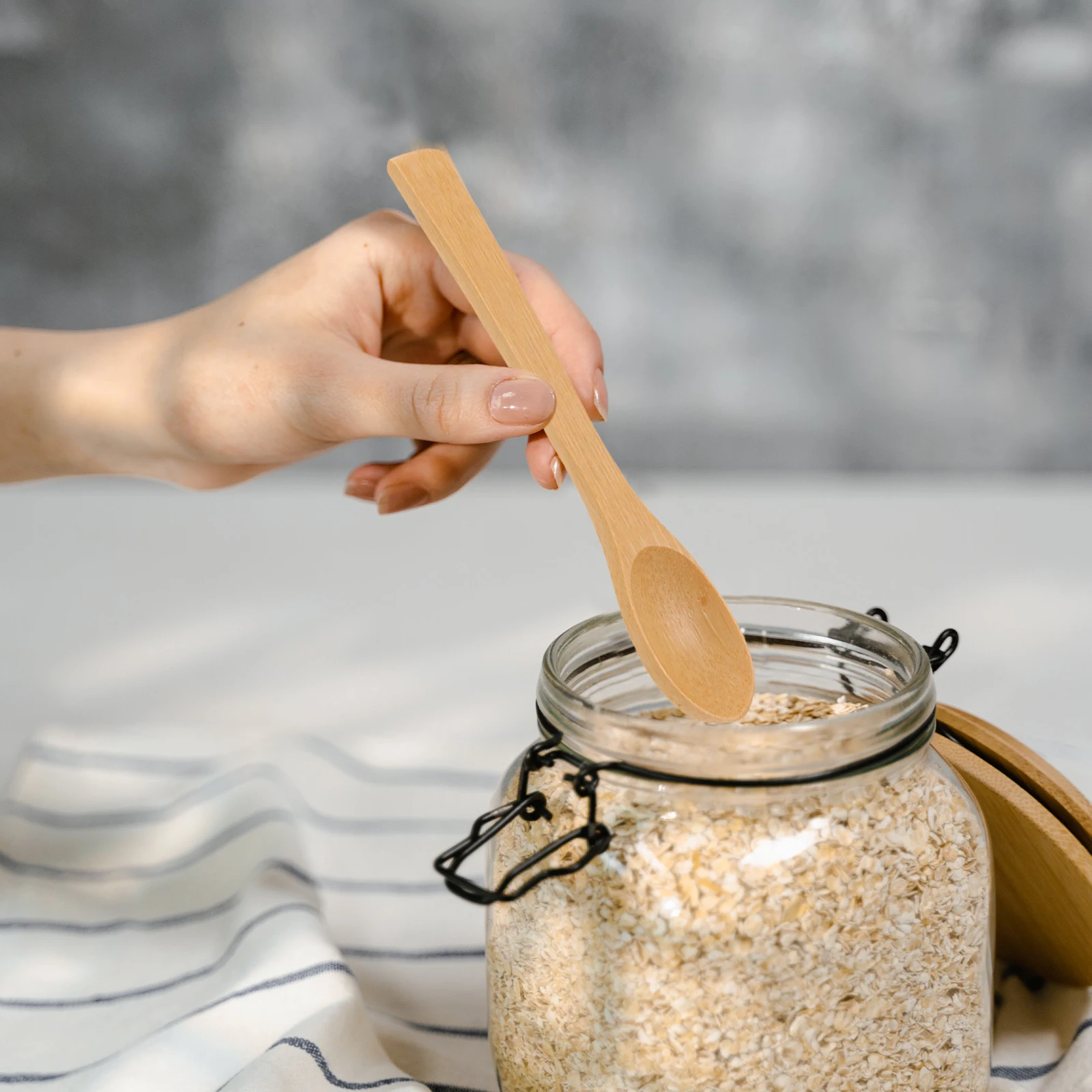 

6 Pcs 13x2 3cm Long Honey Seasoning Handle Mixing Kitchen Multifunctional Household Stirring Spoon Sugar Spoon Coffee Shop