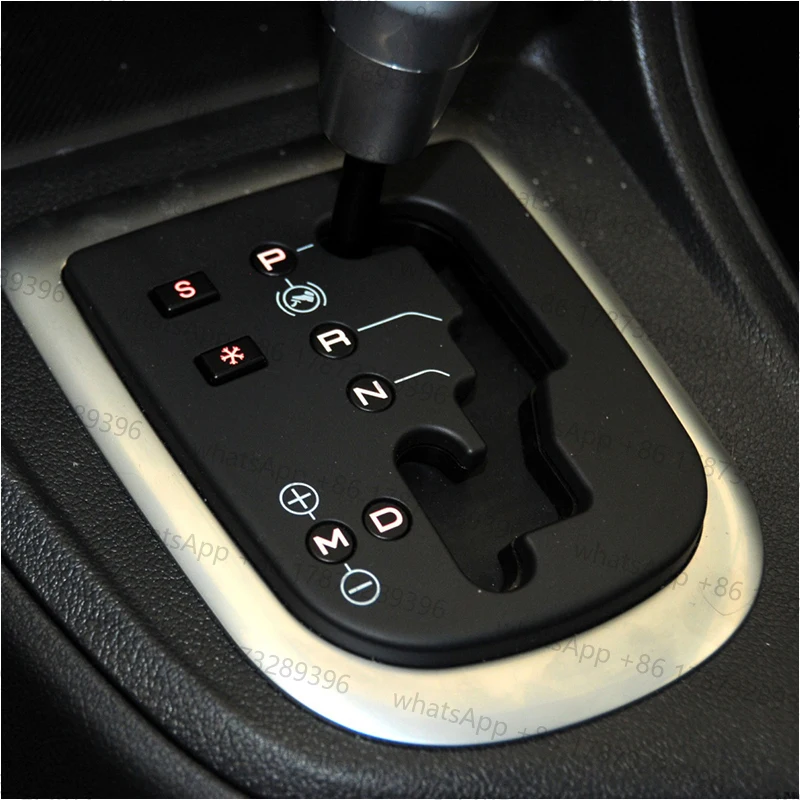 1pc for 308 307SW CC Automatic gear shift panel decorative frame gear shift panel decorative strip