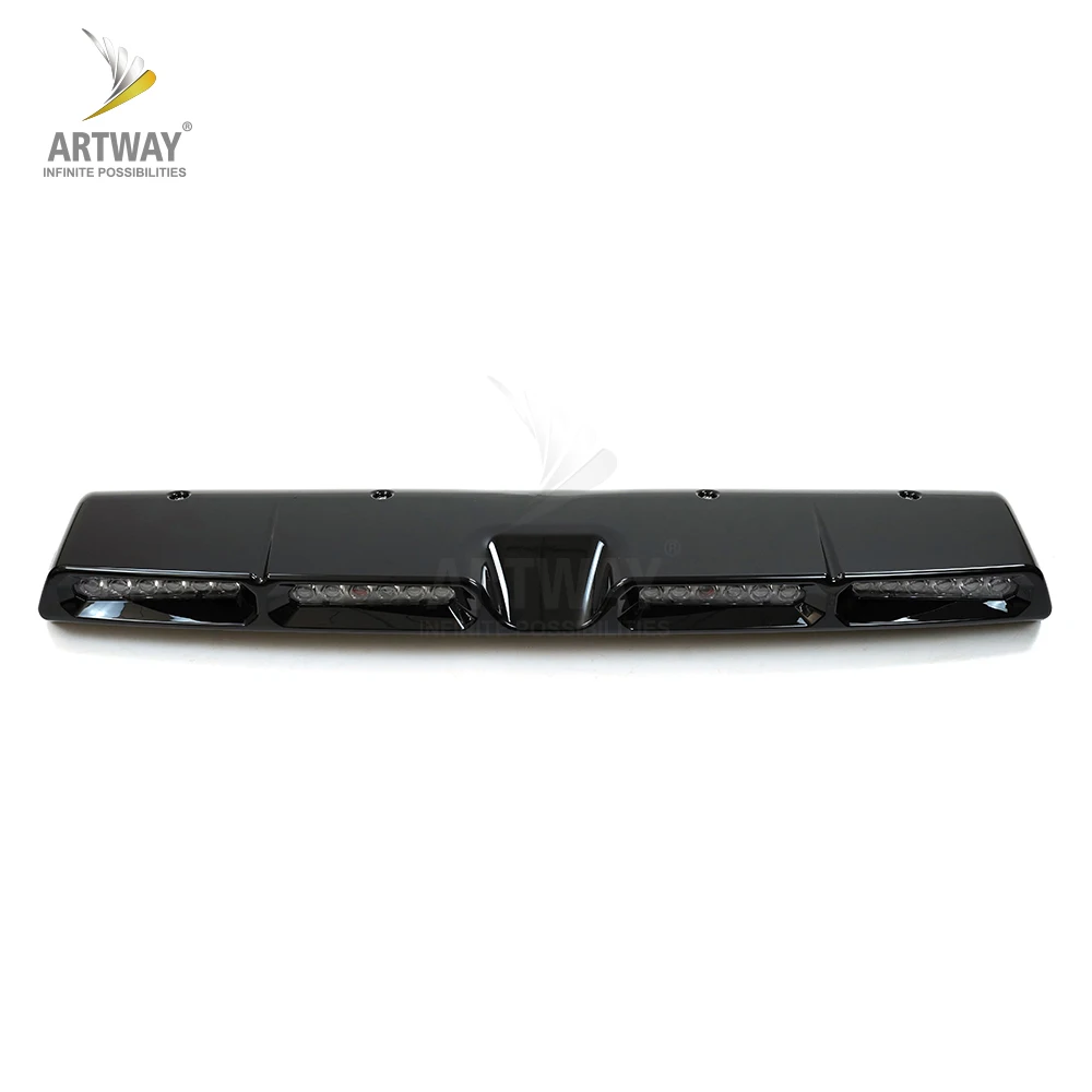 폭스바겐 아마록 2023용 자동차 개조 액세서리 탑 라이트 LED 루프 라이트 포드 글로시 블랙