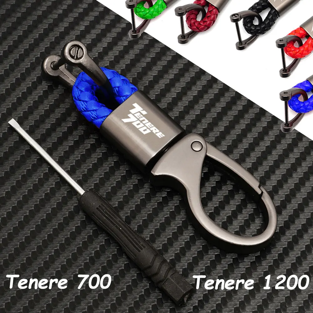 Logo For Yamaha Tenere 700 1200 Tenere700 Tenere1200 Metal Keychain Kering Metal Key Chain Holder Rope Motorcycle Accessories