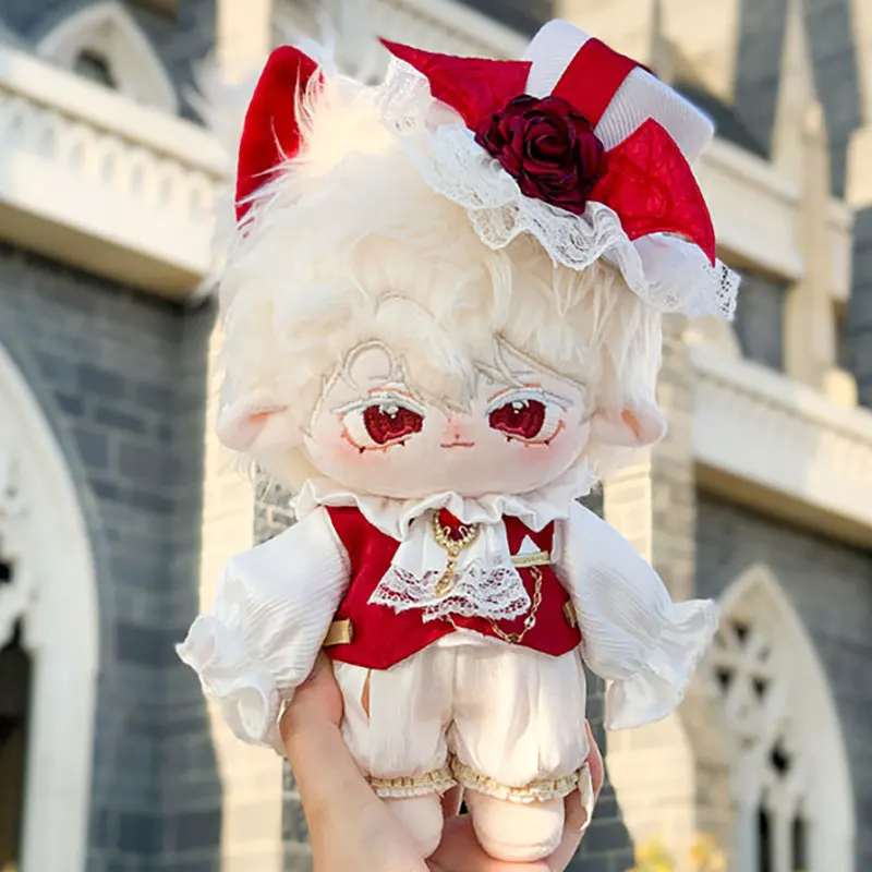 20cm Plush Toy Doll Costume Cosplay Vampire Noble Duke Costume Cloak Eye Mask Accessories For Men And Women\'s Birthday Gifts