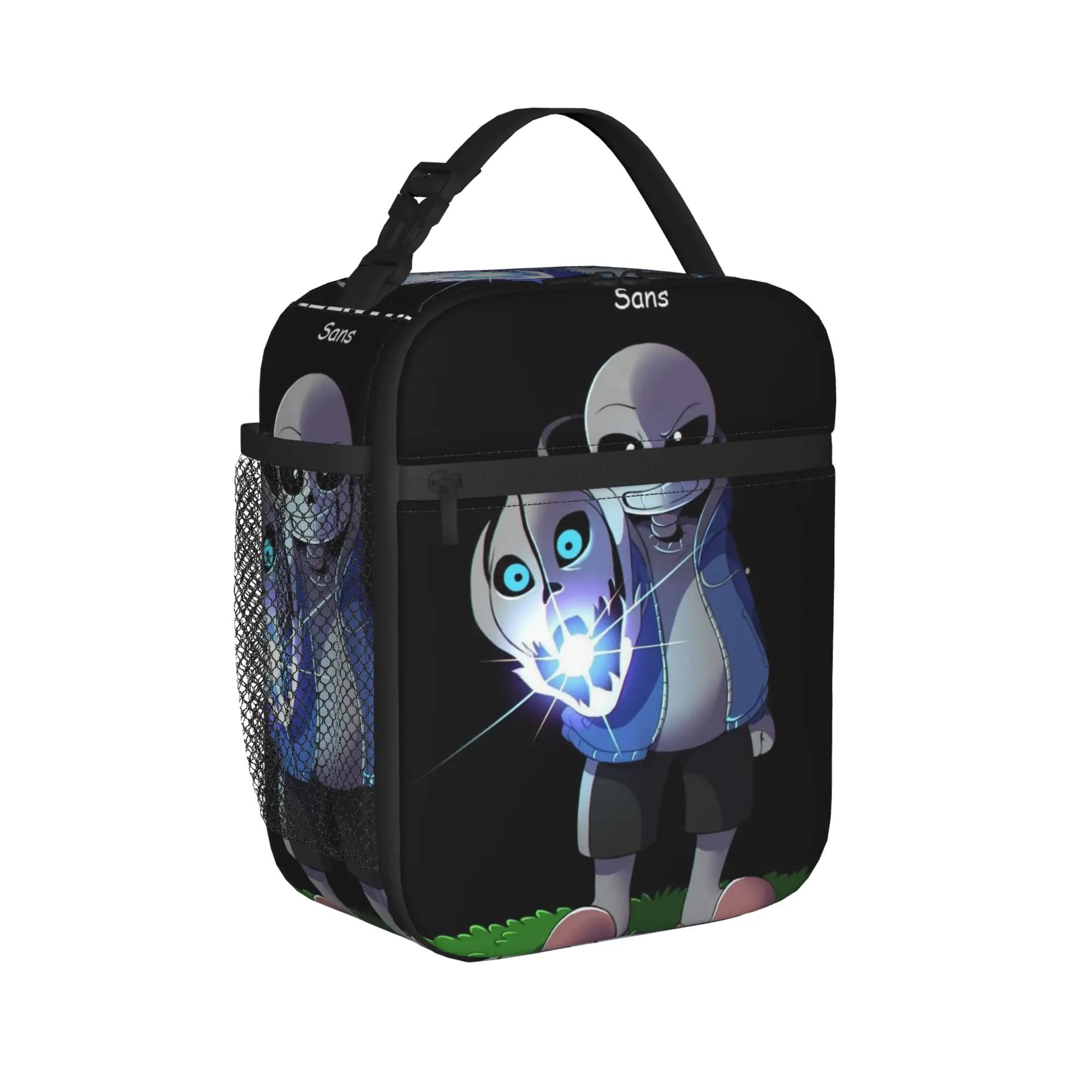 Undertale Sans  Merch Insulated Lunch Bag For Outdoor  Food Storage Bag Portable Cooler Thermal Bento Box