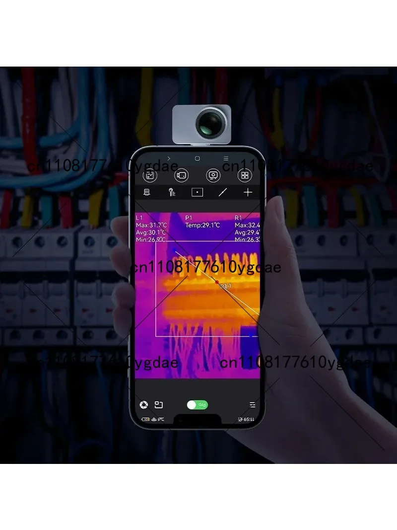 Thermal Camera P2 PRO 256x192 Thermal Imager With Marco Lens For Night Vision And Testing For Mobile Phone