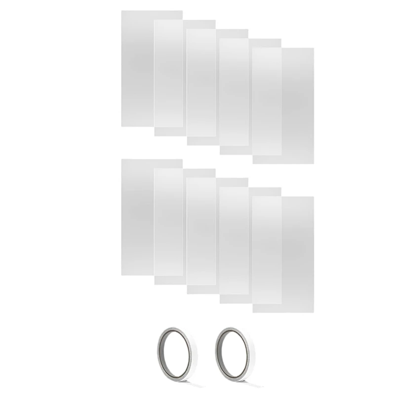 FYBL Sandblast Cabinet Lens Cover, 10Pcs 22x10in Clear Protective Film for Sand Blasting Cabinet, Polyester Abrasive Window