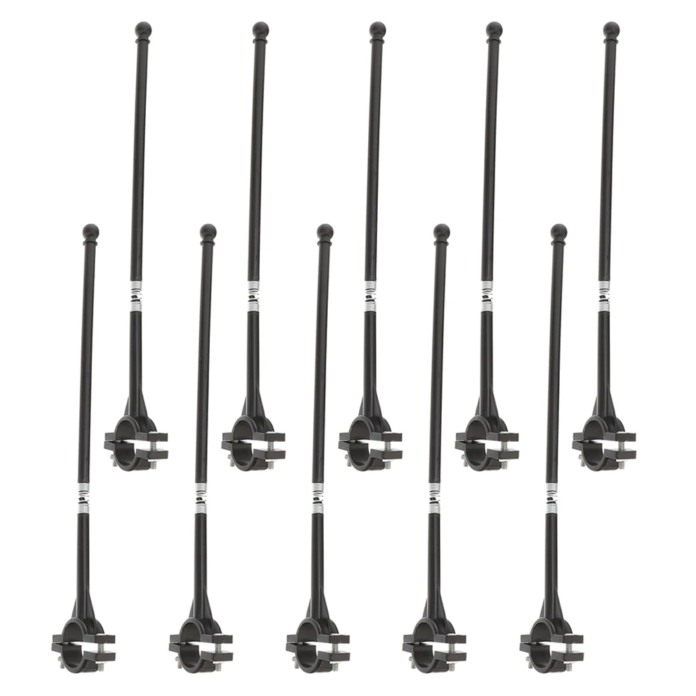 

10pcs Bike Bike Flagpole Cycling Handlebar Flagpoles Car Mounted PVC Handlebar Flag Mount Not Easy to Tear Break