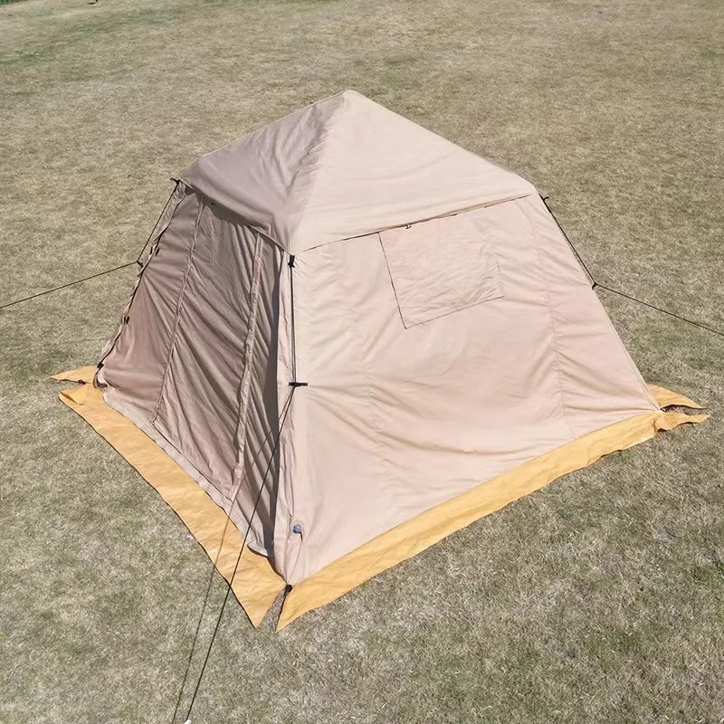 

Arabic Kadi Style Large Size Air Tent 2-3 Person Inflatable Camping Glamping Tent Canvas Cotton Material for Outdoor Tent