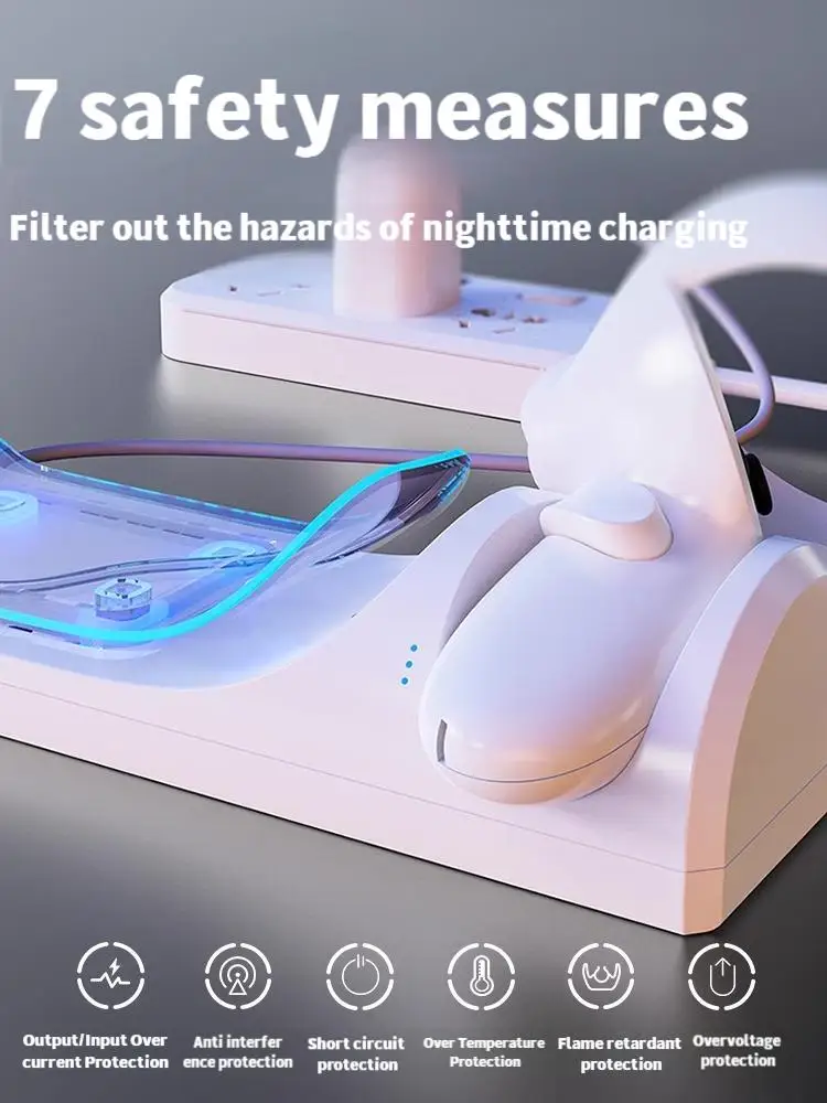لـ Vr Magnetisch Oplaadstation Voor Oculus/Meta Quest 2 Met Snelladende Quest 2 & 2 وحدات تحكم Esthetische Led-Indicatoren