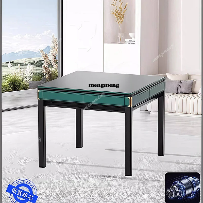 Modern Foldable Mahjong Tables Nordic Automatic Shuffling Low Noise Mahjong Game Kitchen Dining Tables Home Furniture